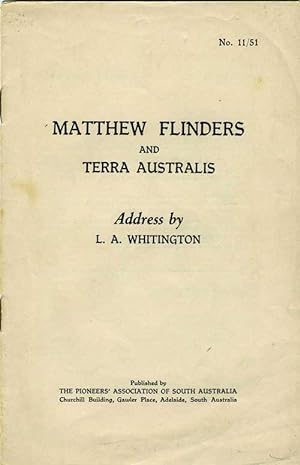 Matthew Flinders and Terra Australis. Pamphlet
