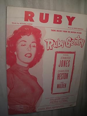 Theme Melody from "Ruby Gentry", the film starring Jones, Charlton Heston and Karl Malden