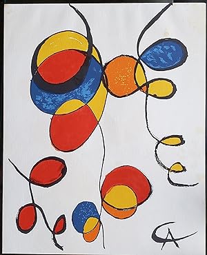 Spirals: Art In America (an original lithograph/print By Alexander Calder)
