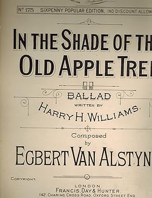 In the Shade of the Old Apple Tree - Vintage Sheet Music