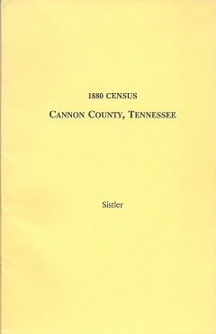 1880 Census: Cannon County, Tennessee
