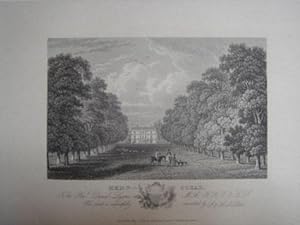 An Original Antique Engraving Illustrating Hempstead in Gloucestershire. Published in 1825