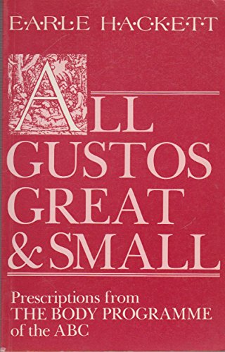 All Gustos Great & Small Prescriptions from the Body Programme of the Abc