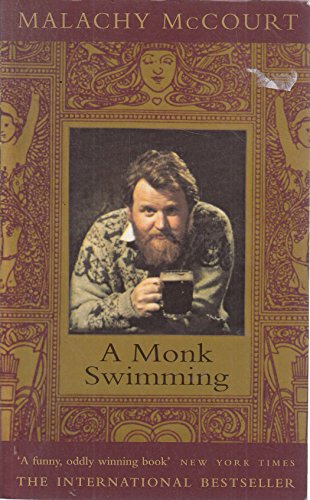 A MONK SWIMMING.