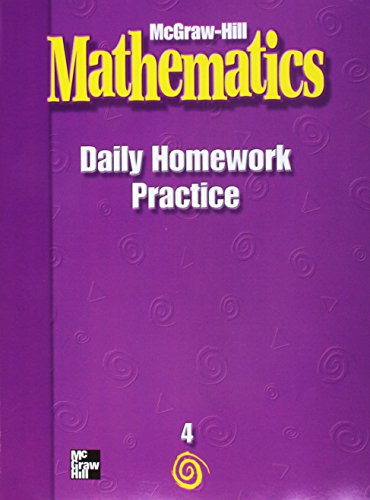 McGraw-Hill Mathematics, Grade 4, Daily Homework Practice