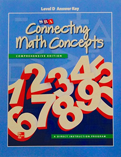 Connecting Math Concepts Level D, Additional Answer Key