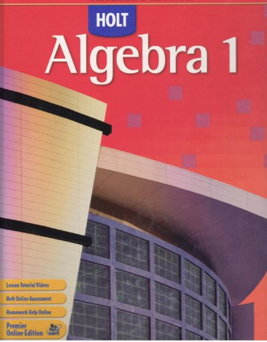 Holt Algebra 1, Teacher's Edition, Texas Edition, 9780030416590, 0030416590, 2007