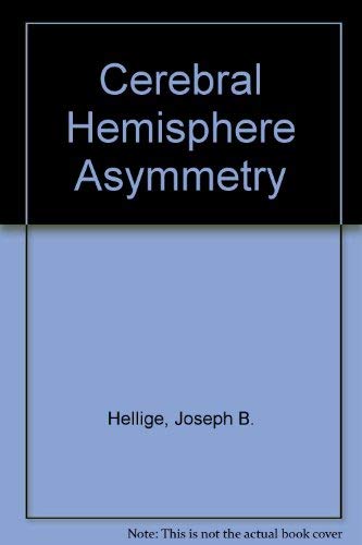Cerebral Hemisphere Asymmetry : Method, Theory, and Application