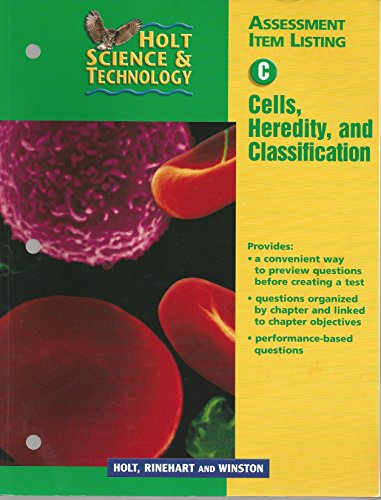 Assessment Item Listing HS&T C: Cells/Heredity/Classification 2002