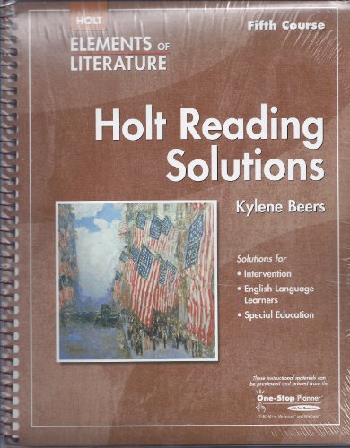 Elements of Literature: Reading Solutions Fifth Course