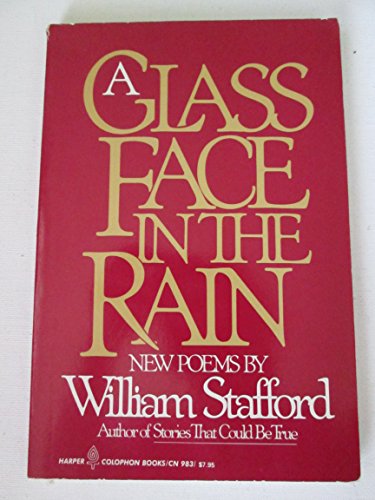 A glass face in the rain