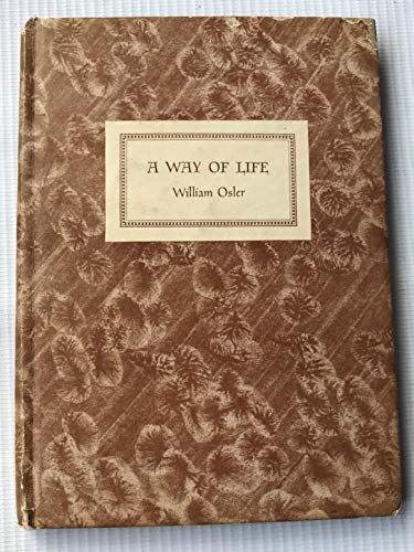 william osler essay a way of life A way of life an address to yale students sunday evening, april 20th, 1913 by william osler. william osler essay a way of life A way of life an address to yale students sunday evening, april 20th, 1913 by william osler.
