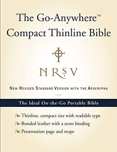 NRSV Go-Anywhere Compact Thinline Bible with the Apocrypha (Bonded Leather, Navy
NRSV Go-Anywhere Compact Thinline Bible with the Apocrypha (Bonded Leather, Navy