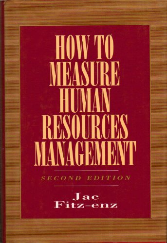 How to Measure Human Resources Management. 2nd Ed.