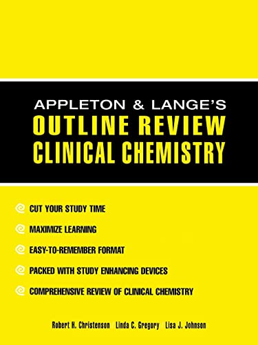 Appleton and Lange's Ouline Review, Clinical Chemistry (Appleton Lange Review Book)