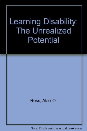 Learning Disability : The Unrealized Potential