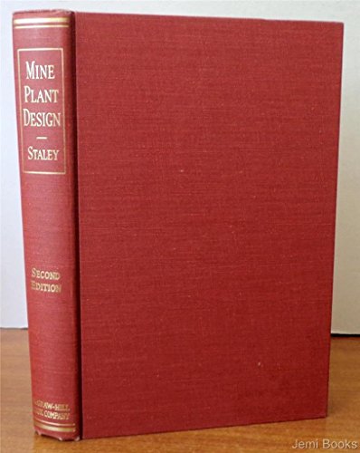 Mine Plant Design Second 2nd Edition 1981 Reprint