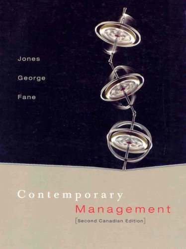 Contemporary Management, 2nd Canadian Edition