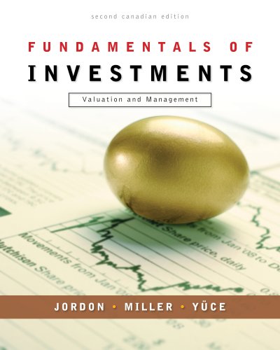 Fundamentals of Investments, 2nd Cdn edition