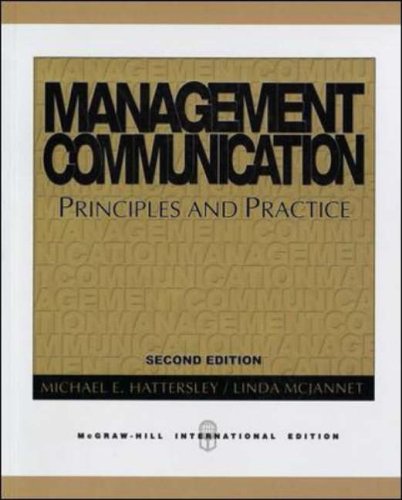 Management Communication: Principles and Practice