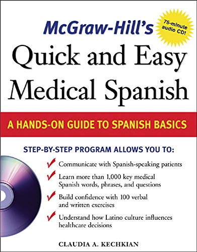 McGraw-Hill's Quick and Easy Medical Spanish w/Audio CD