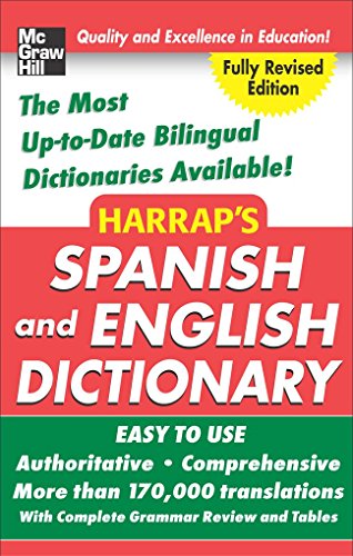 

Harrap's Spanish and English Dictionary, Hardcover Ed.