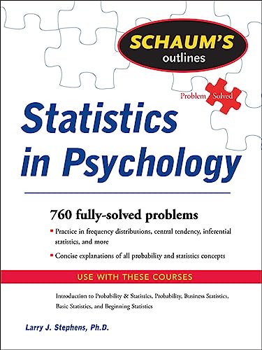 Schaum's Outline of Statistics in Psychology (Schaum's Outlines)
