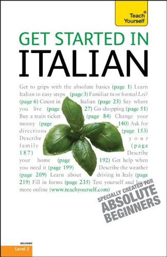 Get Started in Italian: A Teach Yourself Guide (TY: Language Guides)