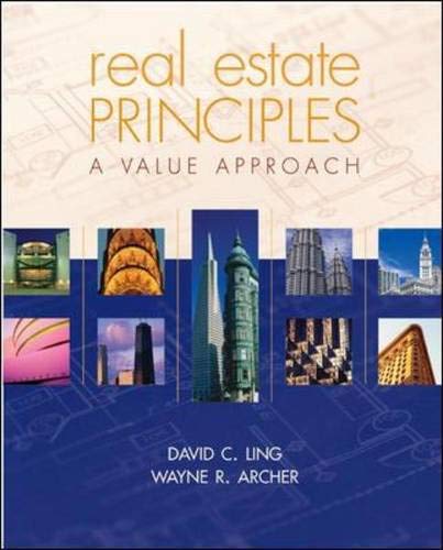 Real Estate Prinicples: A Value Approach
