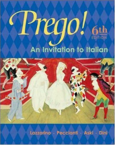 Prego! An Invitation to Italian Student Edition with Bind-In Card