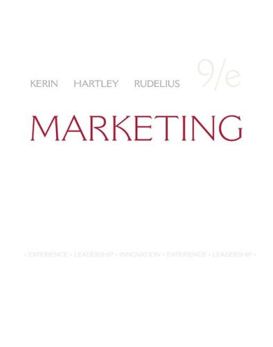 Marketing by William Rudelius, Steven W. Hartley and Roger A. Kerin (2008, Hardcover)