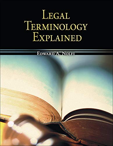 Legal Terminology Explained (Mcgraw-hill Business Careers Paralegal Titles)