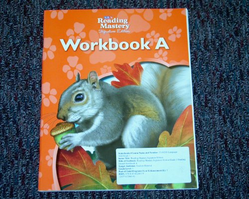 Reading Mastery Reading/Literature Strand Grade 1, Workbook a