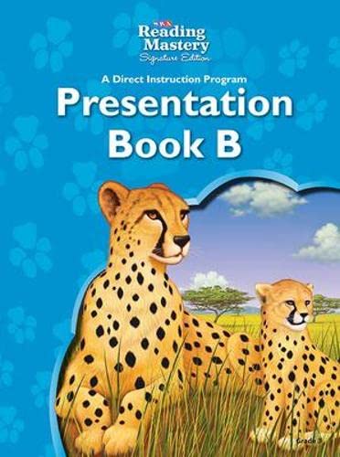 Reading Mastery Reading/literature Strand Grade 3, Presentation Book B (reading Mastery Level Vi)
Reading Mastery Reading/literature Strand Grade 3, Presentation Book B (reading Mastery Level Vi)