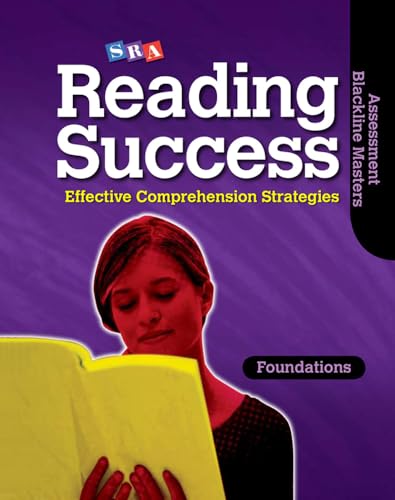 Reading Success Foundations: Effective Comprehension Strategies- Assessment Blackline Masters
Reading Success Foundations: Effective Comprehension Strategies- Assessment Blackline Masters