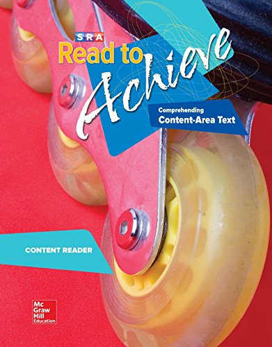 Read to Achieve: Comprehending Content Area Text, Content Reader : Comprehending Content Area Text: Content Area Reader
Read to Achieve: Comprehending Content Area Text, Content Reader : Comprehending Content Area Text: Content Area Reader