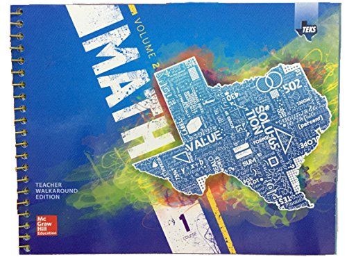 Texas Math TEKS Course 1 Volume 2(Teacher Walkaround Edition)