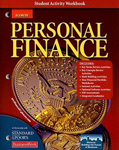 Personal Finance, Student Activity Workbook (personal Finance (recordkeep))
