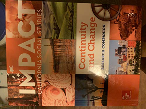 Impact California Social Studies Continuity and Change Research Companion