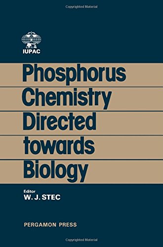 Phosphorus Chemistry Directed Towards Biology: Lectures Presented at the International Symposium ...
