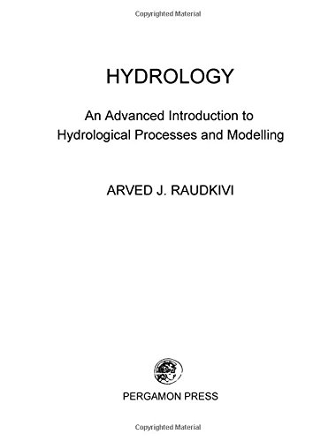 Hydrology: An Advanced Introduction to Hydrological Processes and Modelling
