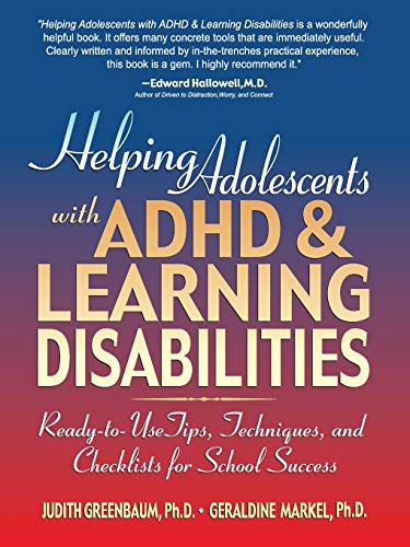 Helping Adolescents with ADHD and Learning Disabilities: Ready-to-Use Tips, Tecniques, and Checklists for School Success
Helping Adolescents with ADHD and Learning Disabilities: Ready-to-Use Tips, Tecniques, and Checklists for School Success
