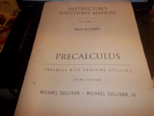 Precalculus Instructor's Solutions Manual (Volume 2)