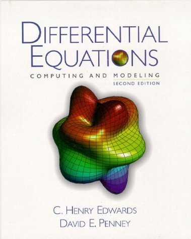 Differential Equations: Computing and Modeling 2nd Edition