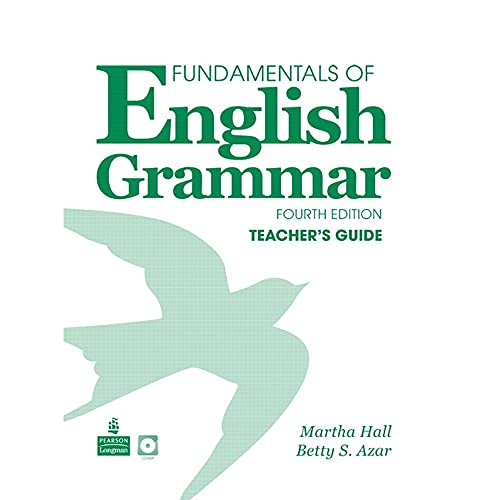 Fundamentals of English Grammar Teacher's Guide with PowerPoint CD-ROM, Fourth Edition
Fundamentals of English Grammar Teacher's Guide with PowerPoint CD-ROM, Fourth Edition