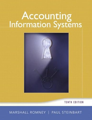 Accounting Information Systems, 10th
