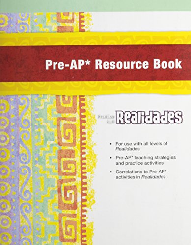 Prentice Hall Spanish Realidades Pre-ap Gifted and Talented Teacher Resource Book 2008c
Prentice Hall Spanish Realidades Pre-ap Gifted and Talented Teacher Resource Book 2008c