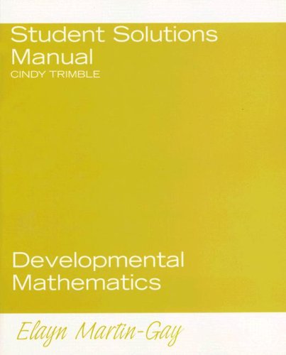 Developmental Mathematics Martin Gay 40