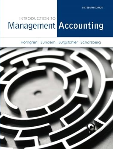 Introduction to Management Accounting Plus NEW MyLab Accounting with Pearson eText -- Access Card Package
Introduction to Management Accounting Plus NEW MyLab Accounting with Pearson eText -- Access Card Package
