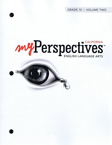 My Perspective California English Language Art Grade 10 Volume 2